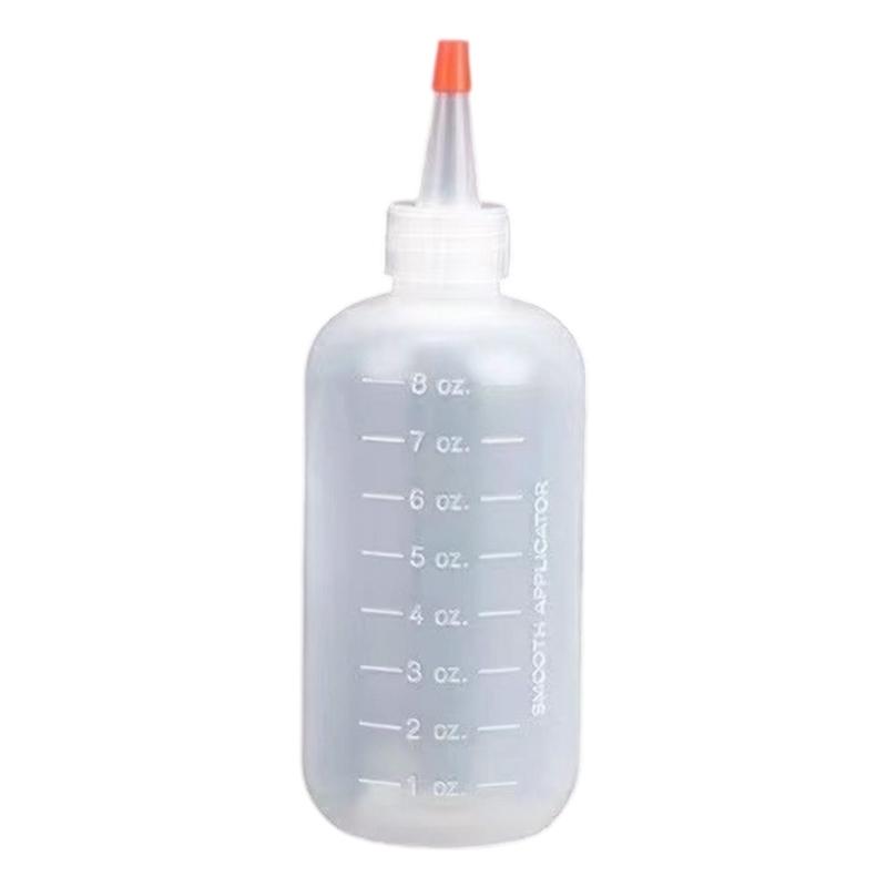 Portable Travel Liquid Dispenser Bottles Refillable Leakproof Squeeze Bottle Applicator Bottle with Tip Empty Container