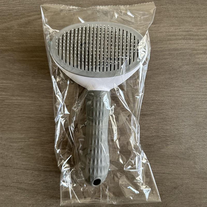 New Pet Comb with Steel Pins - Effective Cat and Dog Grooming and Hair Removal Brush