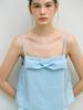 EJNOLEE Blue Ribbon Camisole Blouse