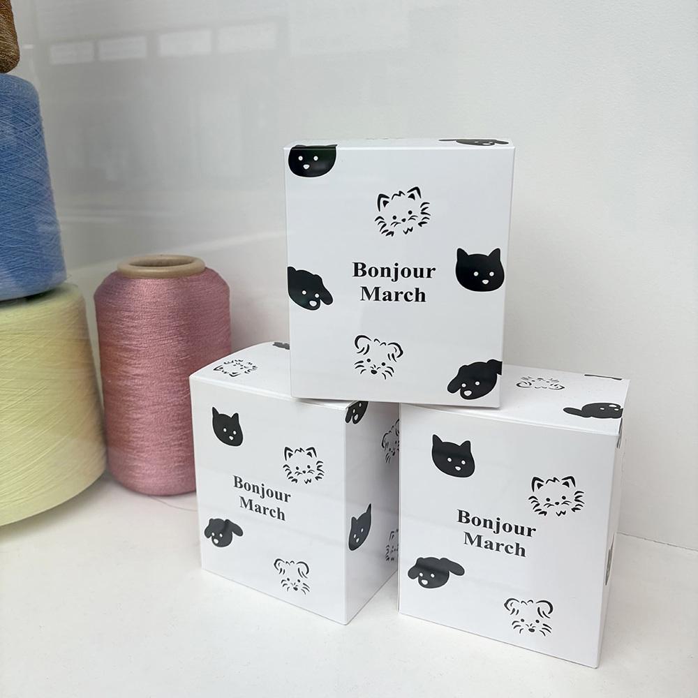 [BonjourMarch] 26SS Men’s Animal Pattern Socks - 3 Pair Set (Gift Packaging Included)