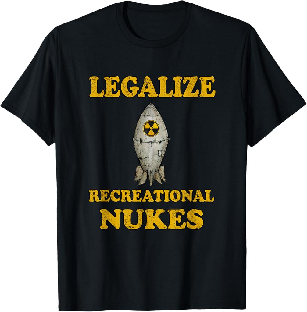 Funny Legalize Recreational Plutonium T Shirts Men Women Cotton Humor Streetwear Tee Shirt Short Sleeve Unisex Loose Clothing