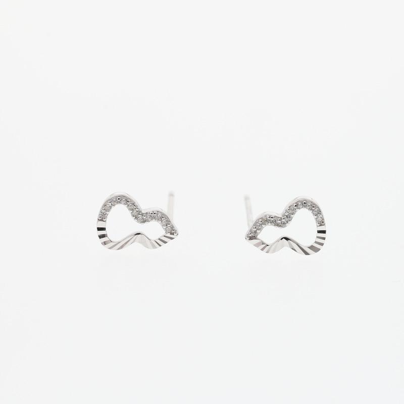 Xikong Gourd Earrings for Women Simple Fashion Niche Versatile Earrings New Exquisite Chinese Style Earrings