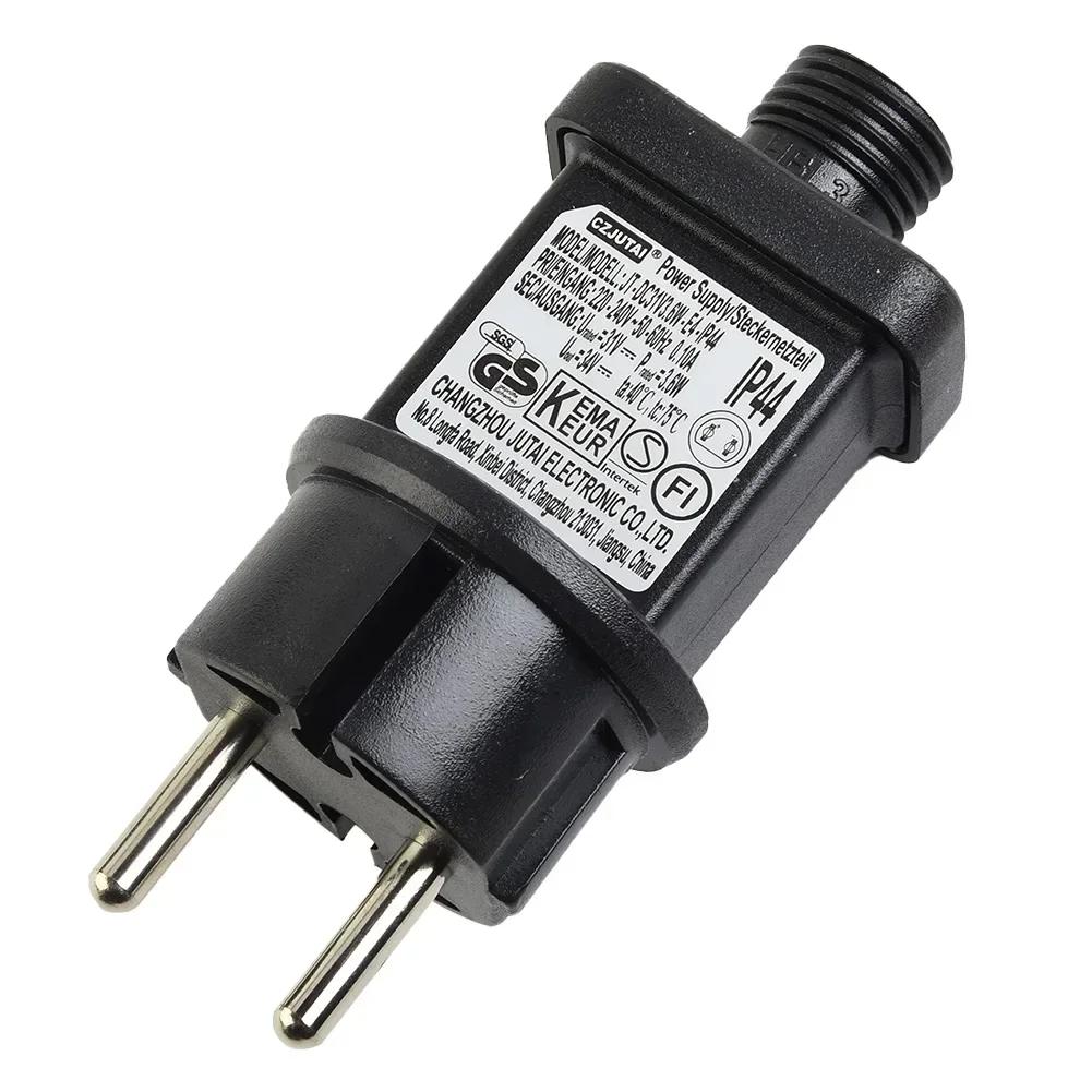 IP44 31V Max 3.6W Power Supply Converter IP44 Waterproof Transformer US/EU/AU/UK Plug Replace Yard Inflatable LED Adapter