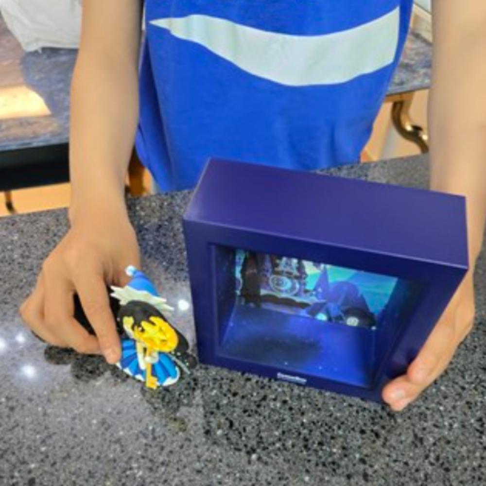 Cookie Run Mood Light Aurora Sleep Light Nursing Light Bedtime Light Rechargeable Children's Room Interior Housewarming Gift, Sea Fairy