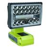 USB Type-C Port Flashlight Spotlight (No Battery) with 5Inch 2000LM 28W LED Work Light for Ryobi 18V Li-ion Battery Tool