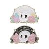 Unique Skull Head Plant Flower Series Alloy Brooch Pin For Halloween Decor