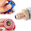 AC R134A Quick Coupler Adapter Fittings Adjustable R134A Connector H/L Manifold Connector For Car Air Condition Recharging