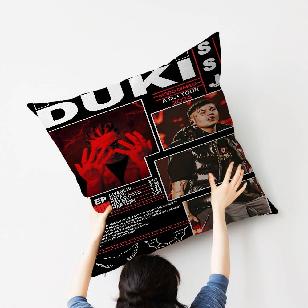 Rapper D-Duki Cushion Cover Pillowcase Upholstery Sofa Throw Pillow Home Decor Pillowcas