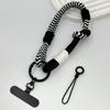 DIY 2-In-1 Mobile Phone Universal Lanyard, Wrist Short Lanyard, 360° Rotating Metal Hanging Piece, Multi-Functional Wristband