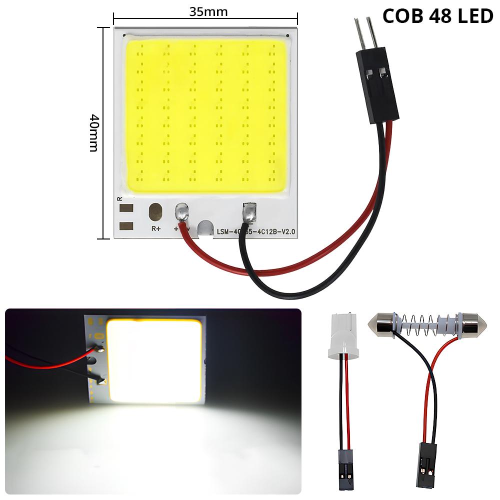 T10 Cob 24 SMD 36 SMD 48SMD Auto Led Fahrzeug Panel Lampen Auto Innen Leselampe Lampe Licht Dome Girlande