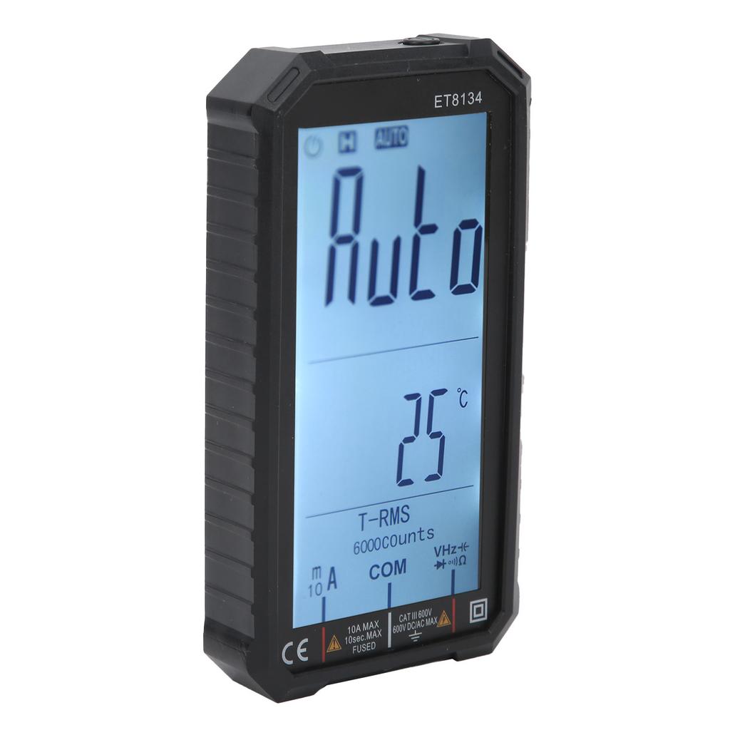 ET8134 Multi Function Multimeter LCD Automatic Multimeter with Alarm Function 10A 600V