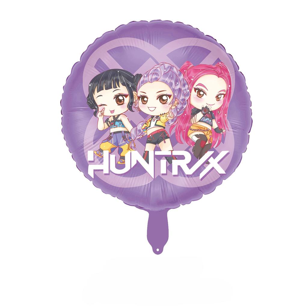 K Pop Demon Hunters Party Birthday Decor Baloons Huntrix Boys Group Saja Boys Rumi Mira Zoey Balloon Favors Gender Reveal Gift