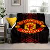Coperta Portatile/Morbida Coperta Biancheria da Letto con Stemma del Manchester United Adatta per Viaggi Campeggio Soggiorni Uffici Divani Regali per Tifosi
