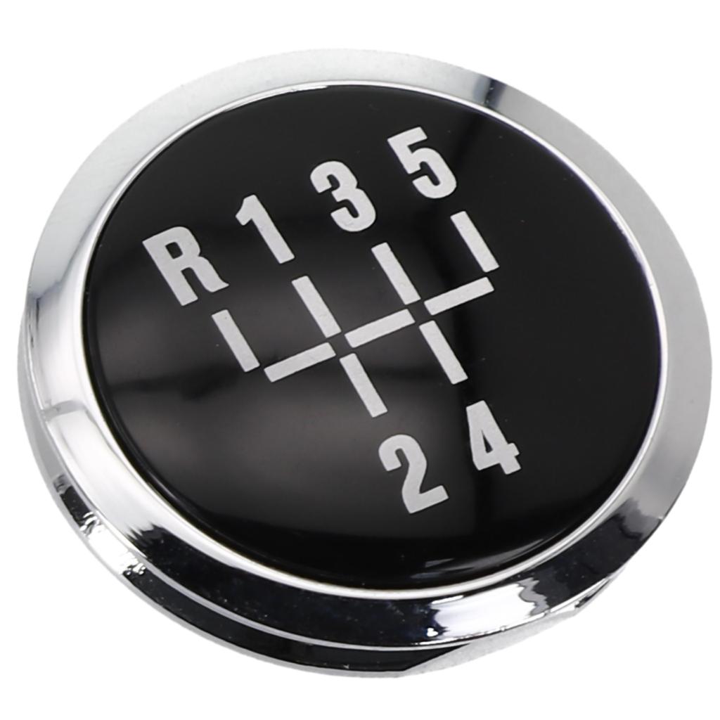 5 Speed Car Gear Knob Cap Cover Top Badge Protector Fit For For OPEL Astra H Corsa D 2004-2010 Gear Knob Cap