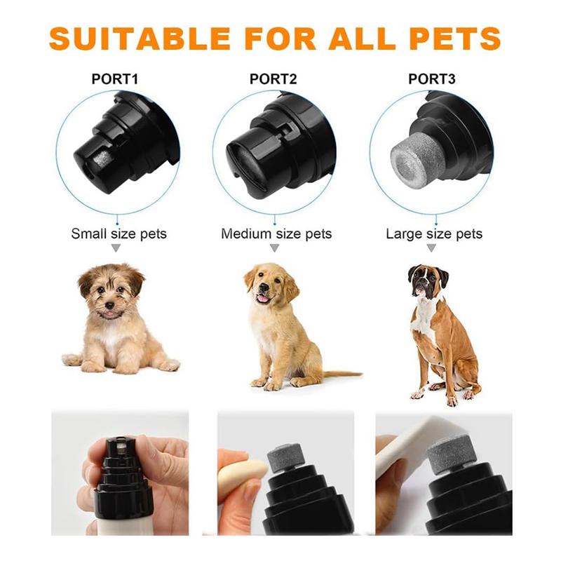 Ersatzkopf für Haustiernagelschleifer - Diamantschleifbits(4 Packung), Für Hunde& Für alle Modelle, Inklusive Rädersatz