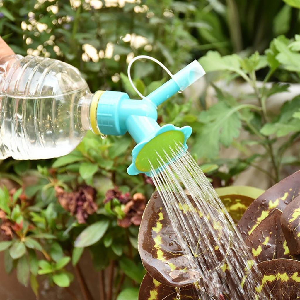 Plastic Sprinkler Nozzle Bottle Watering Can Water Canister For Flowers Watering Shower Head Garden Too1