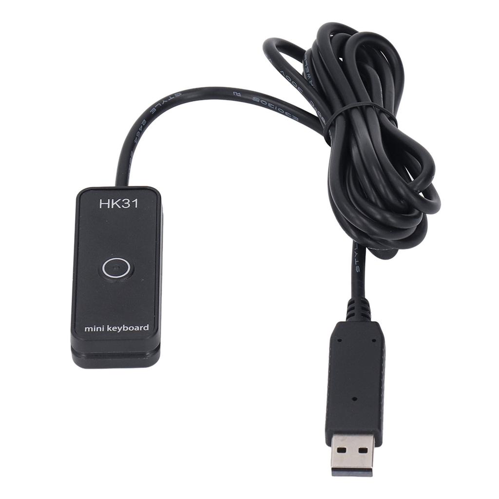 Custom USB Mini Keypad Programmable Macro Keyboard Raised Braille Design Magnetic Mounting HK31 1 Key Position