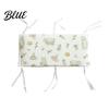 Easy Install Crib Protector Breathable Bumper Pad for Toddler Bed Soft Cotton Bed Rail Baby Shower Gift Newborns with Secure Straps Washable