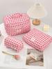 Simple Fresh Makeup Bag Large Capacity Multifunctional Cosmetic Storage Bag Portable Travel Toiletry Pouch for Cosmetics Brushes Toiletries Daily Use