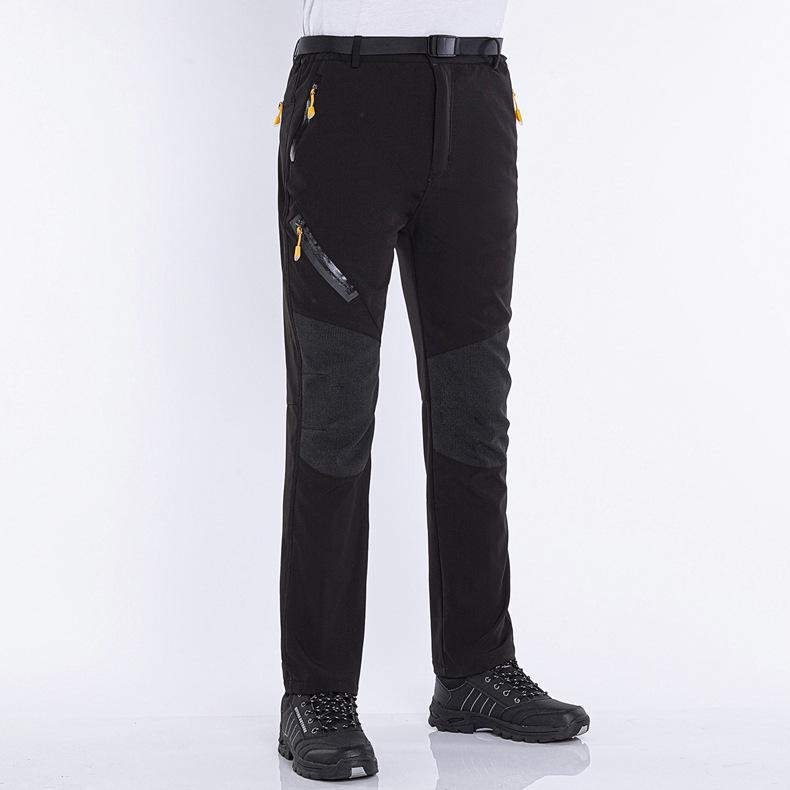 Men's Outdoor Shell Pants: Windproof & Waterproof, Single Layer, Ideal for Hiking & Mountaineering In Spring, Autumn, Winter.