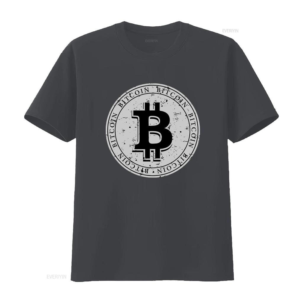 Bitcoin Miner Crypto Currency Traders Unisexs T Shirt Vintage Casual Unisex Designer Clothes Homme Stylish Soft Fashion