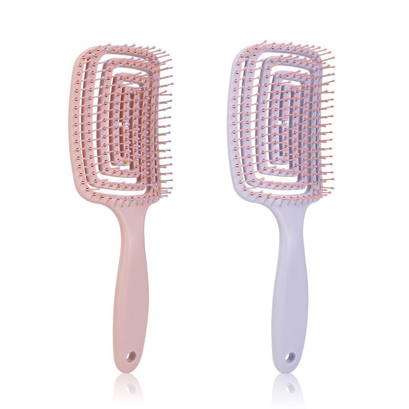 Big Bay Antistatisk Luftkudde Hårborste för Långt, Lockigt Hår - Fluffig Volym & Massage