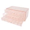 Jewelry Box 3 Layer 72 Cells Antioxidant Acrylic Clear Jewelry   for Earring Necklace