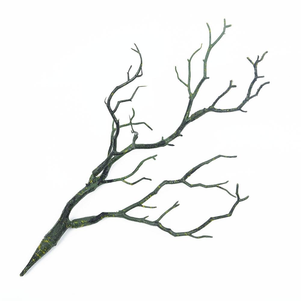 Simulation Branch Tree Branch Decoration Beautiful Room White/Green/Coffee 35cm