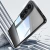 For Sony Xperia 1 VII TPU Case WANLONFENG Shockproof Clear Phone Cover with Tempered Glass Film