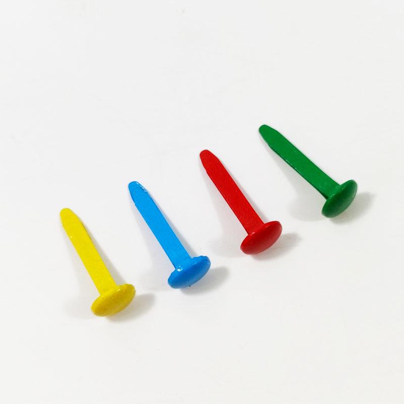 Colorful Sheep Horn Decorative Double-Foot Nails for Creative DIY Projects