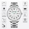 Men's Classic Quartz Watch with Steel Strap
