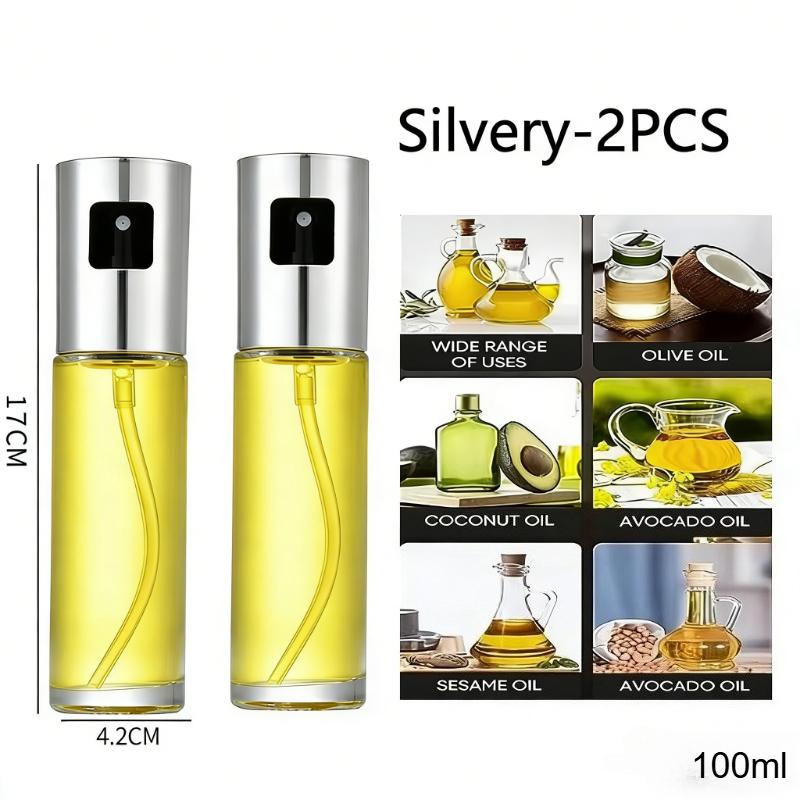 Glass Oil Sprayer for Cooking Olive Spray Mister for Salad BBQ Kitchen Baking Empty Vinegar Bottle