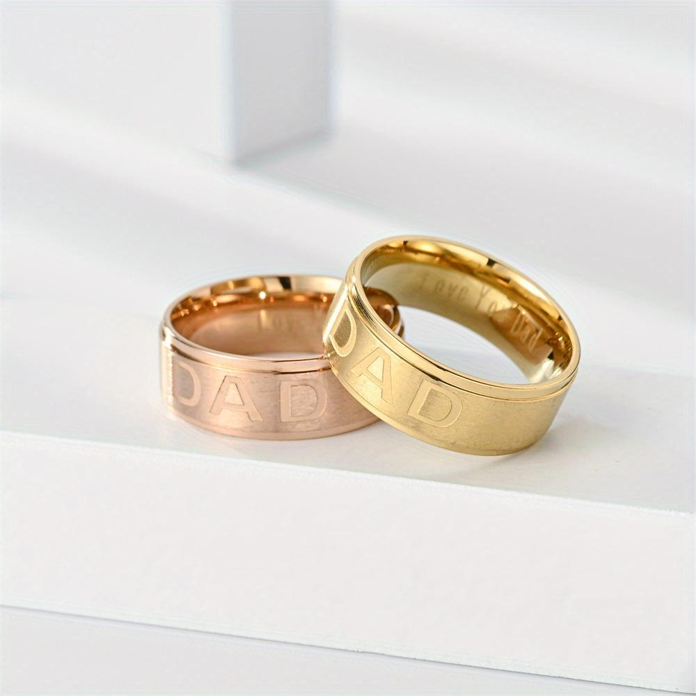 1Pc Fashionable, Fashionable, Versatile and Minimalist Design Titanium Steel Ring, A Fashionable Ring Suitable for Men and Women