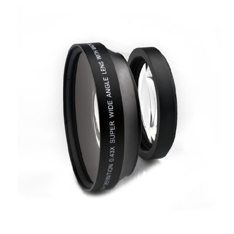 Wide Angle Lens with Macro 0.43x 67mm for Insects for Butterfly Flowers Shooting