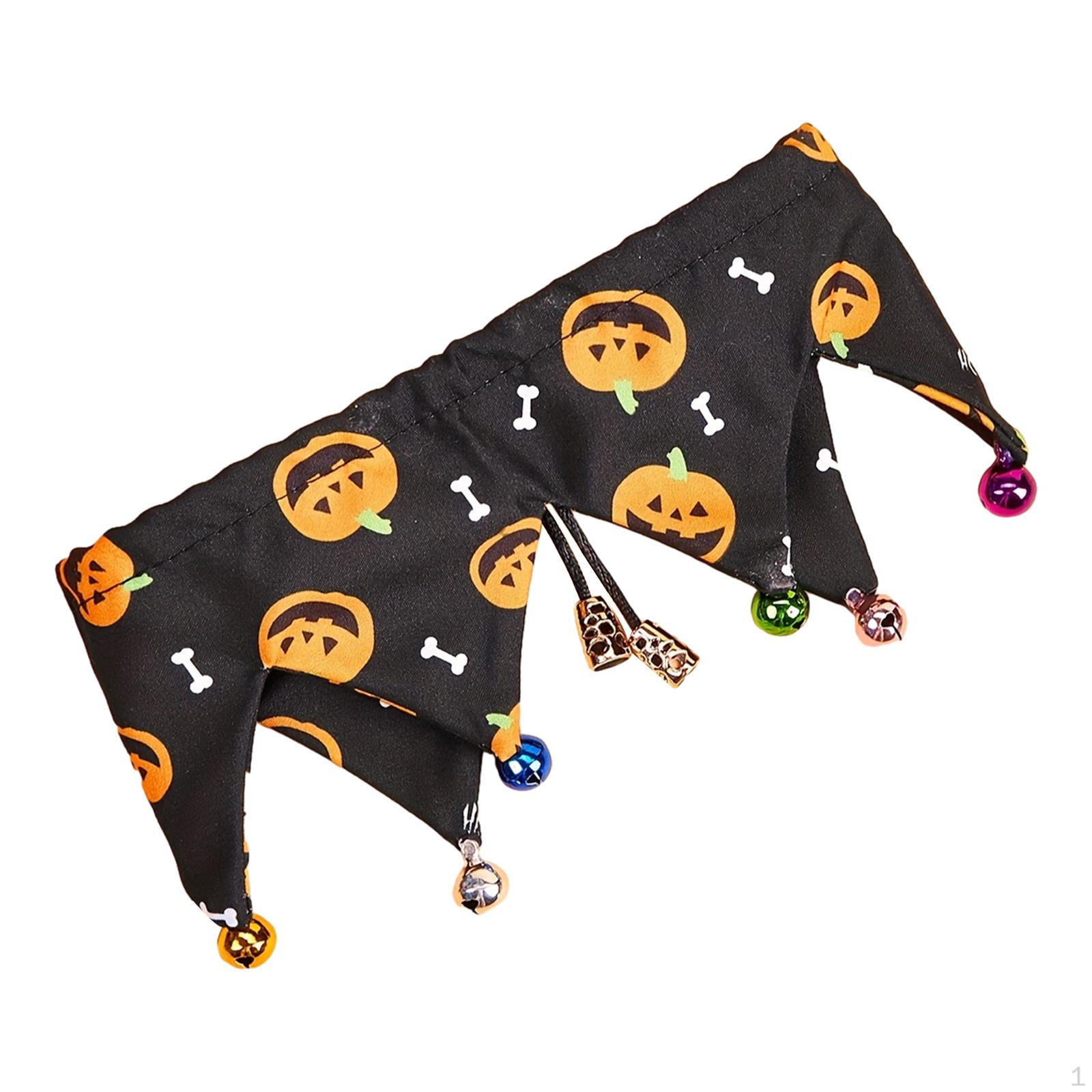 Dog Bandana Halloween Cat Choker Costume Handkerchief Neck Wrap Breathable Pet Collars