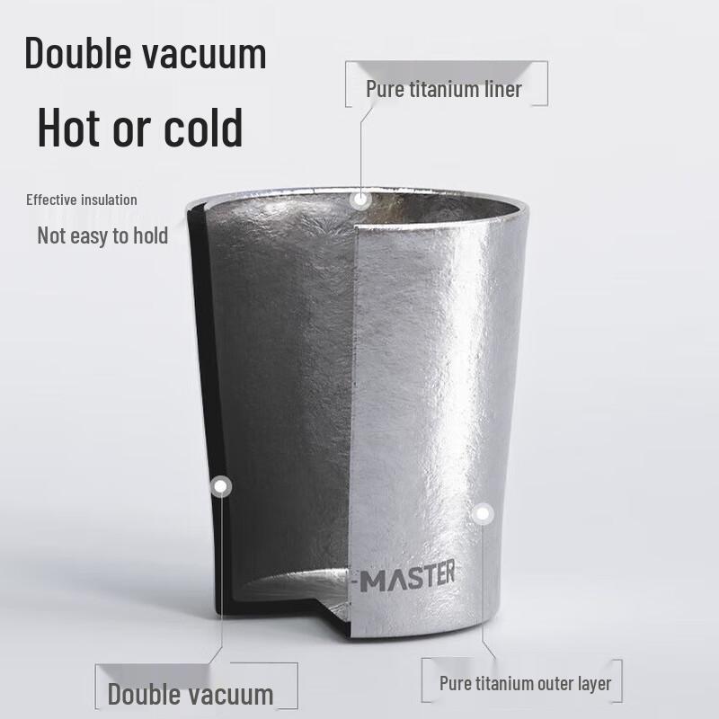 FUGUANG Titanium Wide-Mouth Portable Mug