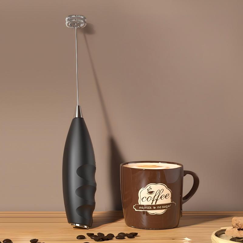 Wireless Electric Milk Frother Battery-Powered Handheld Foamer Coffee Cream Soup Peanut Butter Egg Whisking Baking Accessories
