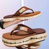 Trend Summer Non-slip Driving Flip-flops Sandals Outdoor Casual Beach Shoes Men's Soft-soled Pinch Slippers