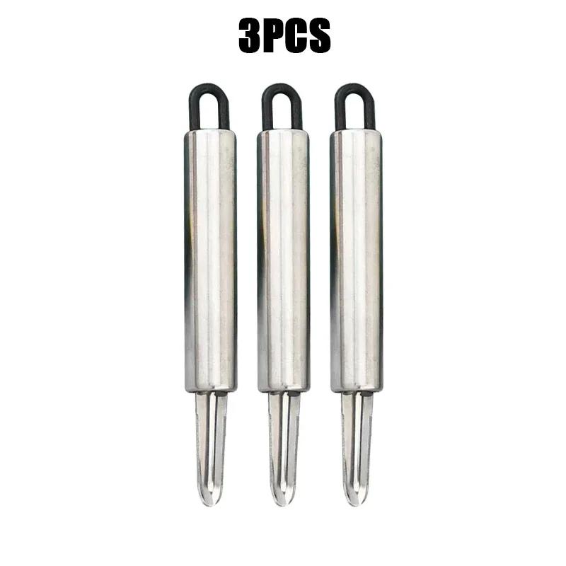 304 Stainless Steel Longan Corer Cinnamon Lychee Shelling and Coring Meat Digger Nut Shelling Kitchen Shrimp Line Knife