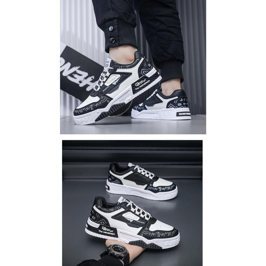 Men's Board Shoes Students Sports Casual Shoes, Men Korean Fashion Men's Shoes Trend Single Shoes