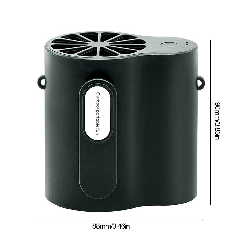 

Подвесной шейный вентилятор, миниатюрный портативный перезаряжаемый вентилятор типа C, перезаряжаемый вентилятор для тела с ночным светом для кемпинга на открытом воздухе, скалолазания зелёный