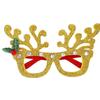 Red Santa Claus Eyeglasses Christmas Decorative Glasses Party Decorations Christmas Frame Glasses