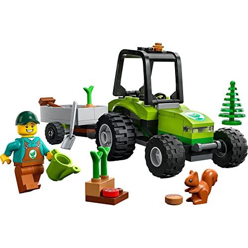 LEGO City Park Tractor 60390, a Toy Block Gift for Boys and Girls Ages 5 and Up, Perfect for Building a City.