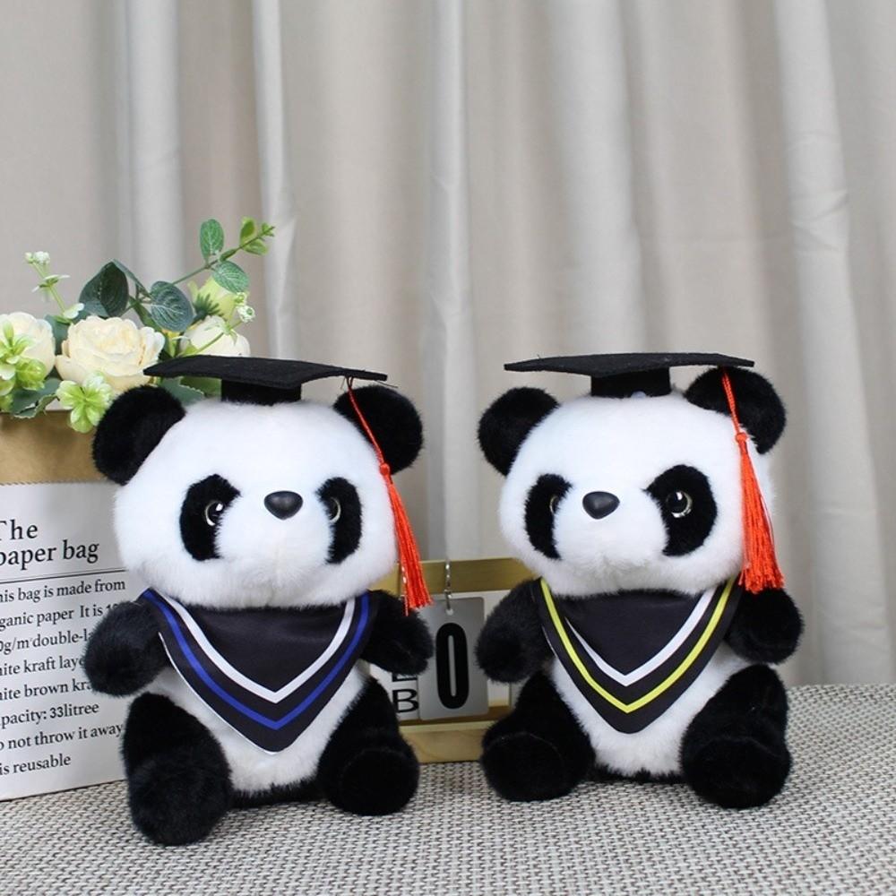 Stuffed Graduate Plush Dolls Panda Graduation Panda Plush Toy  Students Gift