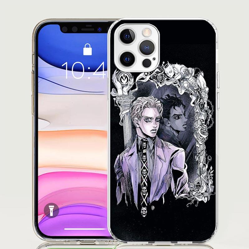 JoJo Kira Yoshikage Killer Queen Phone Case For iPhone 17 Air 16 15 Plus 11 14 Pro Max 13 Mini 12 7 8 + SE Pattern Art Customize