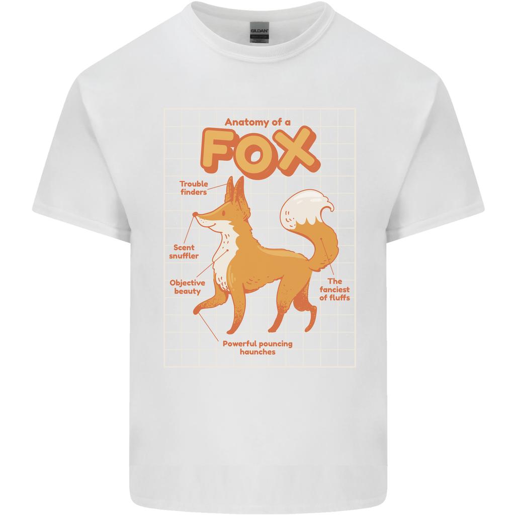 Anatomy of a Fox Funny Foxes Unisexs Light Cotton TShirt