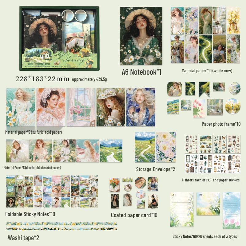 Yuezhen Retro Poetic Years Planner Gift Box Set