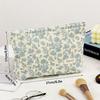 Korean Style Fresh Sweet Floral Print Large Capacity Makeup Bag Student Travel Toiletry Bag Skin Care Storage Pouch
