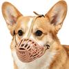 Pets Dog Muzzle Breathable Basket Muzzle Adjustable Straps Large Dogs Stop Biting Barking Chewing And Licking Pet Supplies