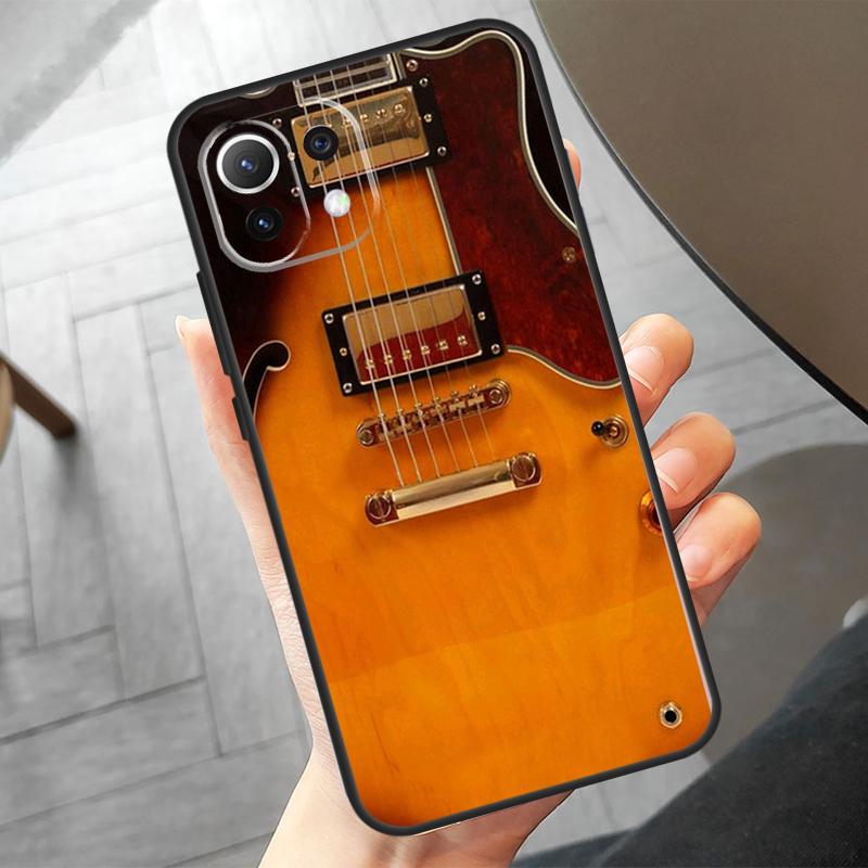 Guitar Violin Fiddle Music Case For Xiaomi 14 13 Ultra 11T 12T 13T Pro 12 Lite POCO X6 F6 Pro M6 X5 X3 F3 M5s F5 Cover